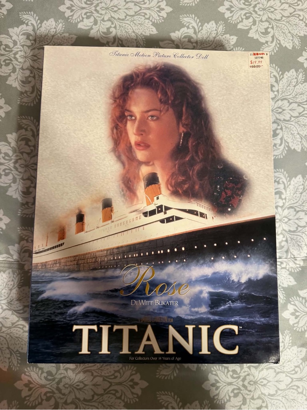 VTG Titanic ROSE Dewitt Bukater Dress ‘Barbie’ Doll Galoob Movie Figure NRFB COA